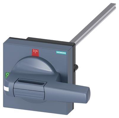 Accionamiento giratorio para puerta, eje de 8x8mm, longitud 300mm, 2 posiciones, accesorio compatible con 3KD tamaño 3
