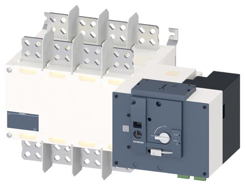 Conmutador de red para operación automática, 4 polos hasta 690V AC, corriente nominal 1250A