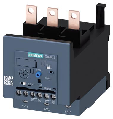 Relé Térmico Electrónico Tamaño S3, Clase 10, Regulación 12,5A a 50A, 7,5KW a 22KW