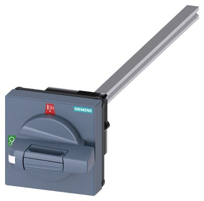 Accionamiento giratorio para puerta, eje de 8x8mm, longitud 300mm, 2 posiciones, accesorio compatible con 3KD tamaño 1 y 2