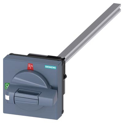 Accionamiento giratorio para puerta, eje de 8x8mm, longitud 300mm, 2 posiciones, accesorio compatible con 3KD tamaño 1 y 2