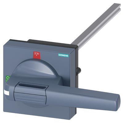 Accionamiento giratorio para puerta, eje de 8x8mm, longitud 300mm, 2 posiciones, accesorio compatible con 3KD tamaño 4