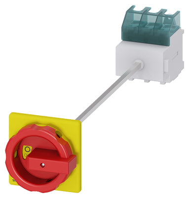 Interruptor seccionador 3LD SENTRON parada de emergencia 63A giratorio rojo amarillo