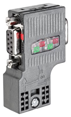 Conector Profibus - Salida de cable a 90, con conector hembra para PG - Fast Connect