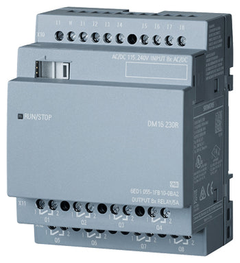 Logo! DM16 230R 230V/230V/relé 4 TE, 8 DI/8 DO // V8