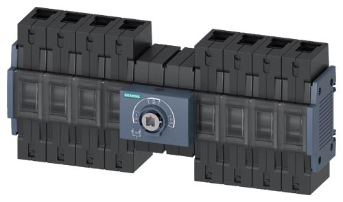 Conmutador de red para operación manual, Tamaño 2, 4 polos hasta 690V AC, corriente nominal 125A
