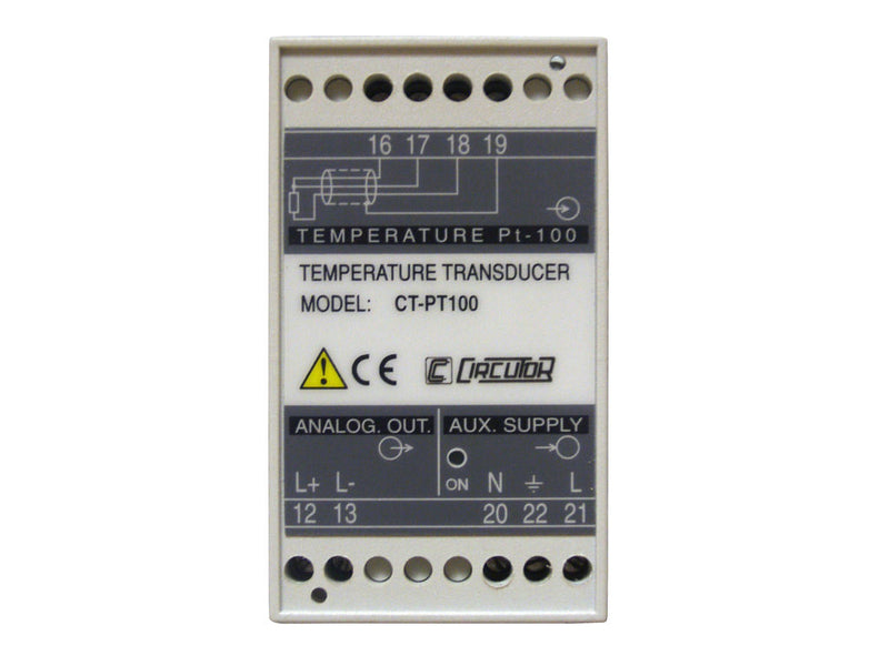CT-PT100 Out2, Convertidor de Temperatura
