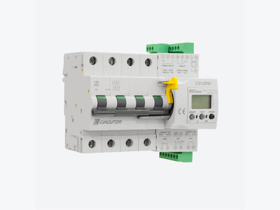 RECmaxLPd-C4-50, Relé diferencial reconectador con magnetotérmico para funcionar con transformador diferencial externo, 4 polos curva C
