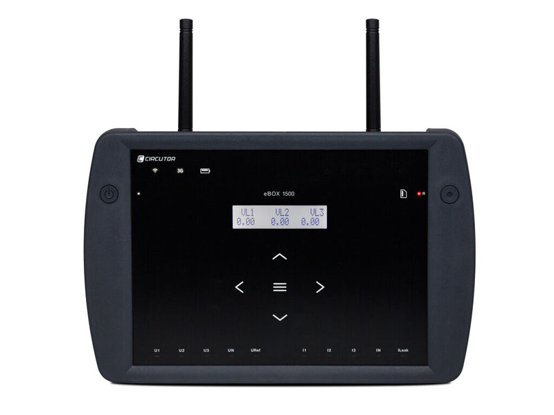 MYeBOX-1500-4G + 3 FLEX-R45, Analizador de redes portátil trifásico con registro de eventos de calidad y transitorios