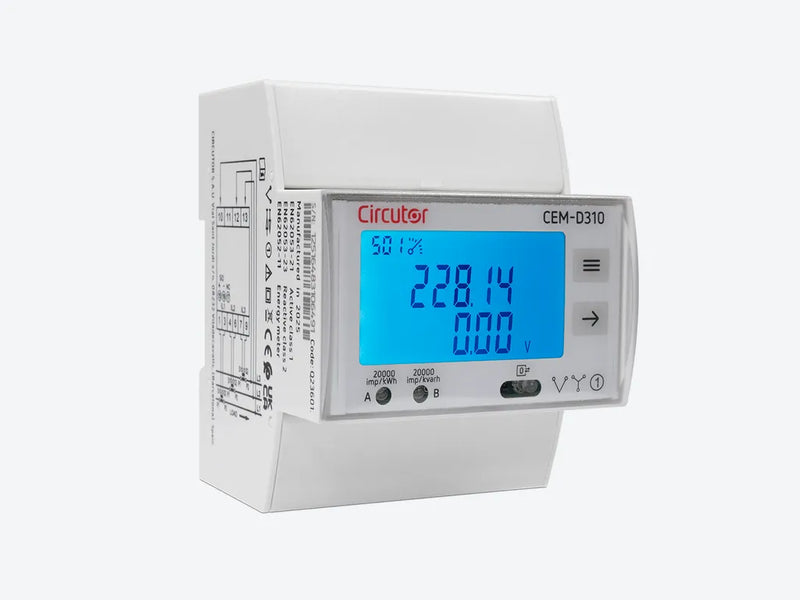 CEM-D310, Contador de energía trifásico indirecto