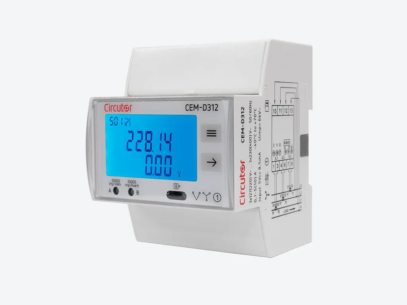 CEM-D312, Contador de energía trifásico indirecto