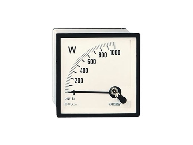 WMC96 400V .../5A, Vatímetro monofásico, panel 96x96