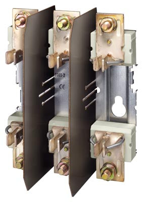 Base portafusibles NH, Tamaño 1, Tripolar, 250A