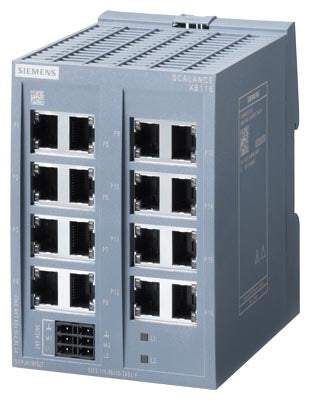 SCALANCE XB116 no gestionado IE Switch, 16x 10/100 Mbits/s puertos RJ45
