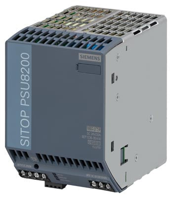 Fuente de alimentación Sitop PSU8200 Entrada: 120-230 VAC 110-220 VDC, Salida: 24 VDC/20 A