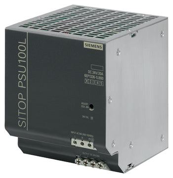 Fuente de alimentación Sitop PSU100L Monofasica Entrada: AC 120/230 V salida: DC 24 V/20 A