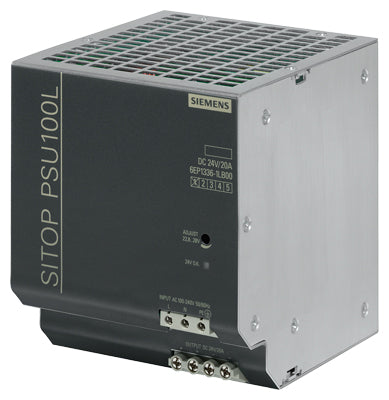 Fuente de alimentación Sitop PSU100L Monofasica Entrada: AC 120/230 V salida: DC 24 V/20 A