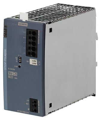 Fuente de alimentación Sitop PSU6200 Entrada: 120-230 VAC 120-240 VDC Salida: 24 V DC/20 A