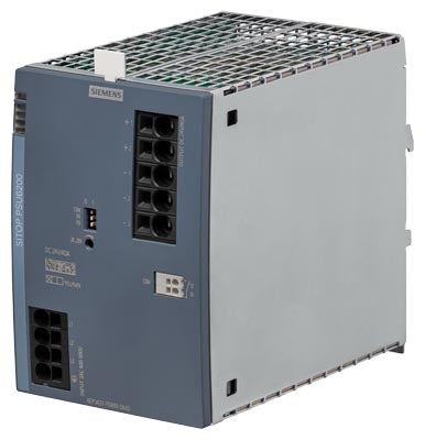 Fuente de alimentación Sitop PSU6200 Entrada: 400-500 VAC 450-600 VDC Salida: 24 VDC/40 A