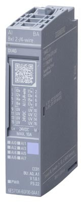 Módulo E/S ET 200SP AI 8XI 2-/4-Wire Basic