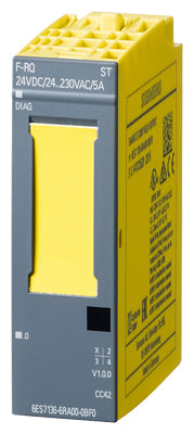 Safety ET200SP, F-RQ 1 x 24 V DC/24...230 V AC/5 A ST, 20 mm de ancho