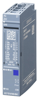 SIMATIC ET 200SP, Analog output module, AQ 2xU Estándar