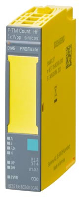 Safety ET 200SP, F-TM Count 1x1Vpp sen/cos HF, PROFIsafe, 1 canal, para encóder giratorio incremental