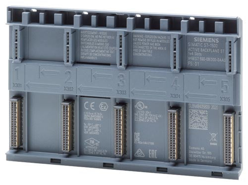 SIMATIC S7-1500/ET 200MP bus de fondo activo 4 slots