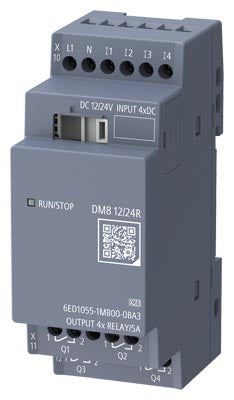 LOGO! DM8 12/24R Módulo de expansión 2 MW, 4 DI/4 DO