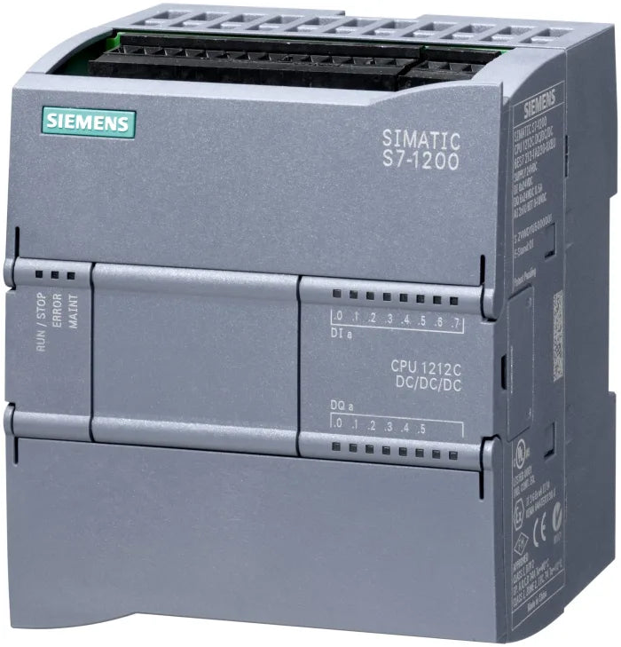 Controlador lógico Siemens SIMATIC S7-1200, 20,4 → 28,8 V CC, 8 (Digital, 2 conmutadores como analógico)