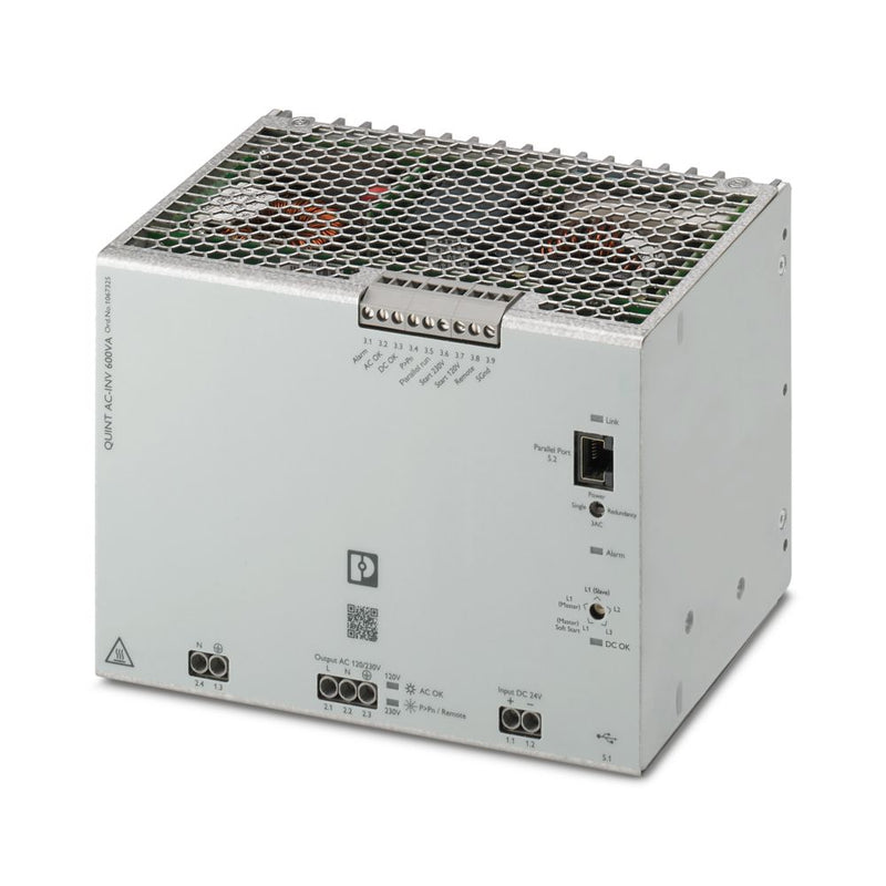 Inversores DC/AC QUINT4-INV/24DC/1AC/600VA/USB