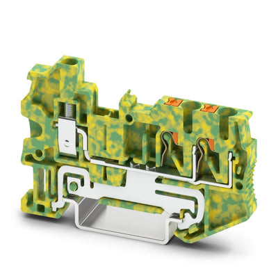 Borne de tierra para carril PTU 2,5-TWIN-PE