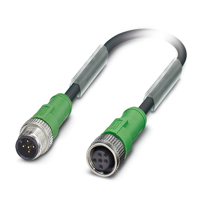 Cable para sensores/actuadores SAC-5P-M12MS/0,3-PUR/M12FS