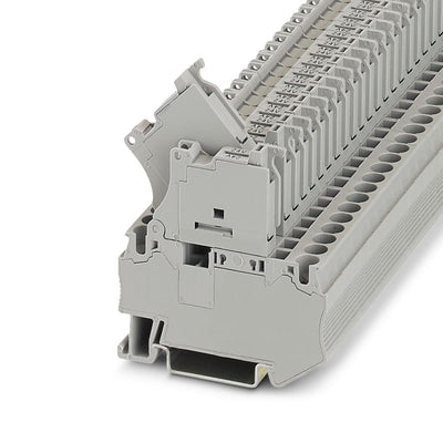 Borne de carril para fusible ST 4-HESILED 24 (5X20) GY/GY