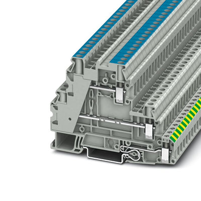 Borne de tierra para carril UT 4-PE/L/N