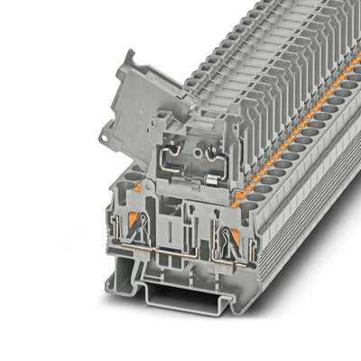 Borne de carril para fusible PT 4-HESI (5X20) GY/GY