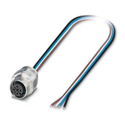Conector enchufable para aparato pared delantero SACC-EC-FS-4CON-M16/0,5 SCO