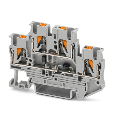 Borne para componentes PTTB 2,5-2DIO/O-UL/UR-UL