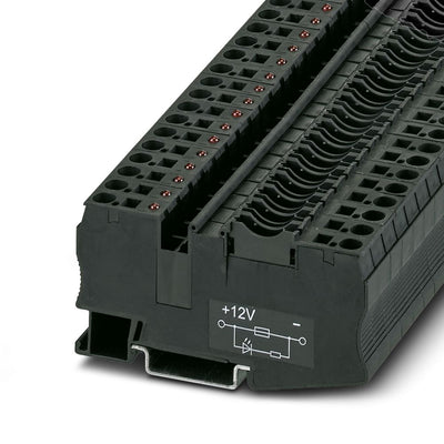 Borne de carril para fusible ST 4-FSI/C-LED 12