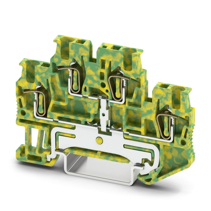 Borne de doble piso conductor de protección STTB 1,5-PE