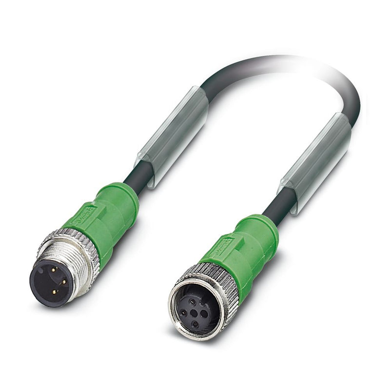 Cable para sensores/actuadores SAC-3P-M12MS/3,0-PUR/M12FS