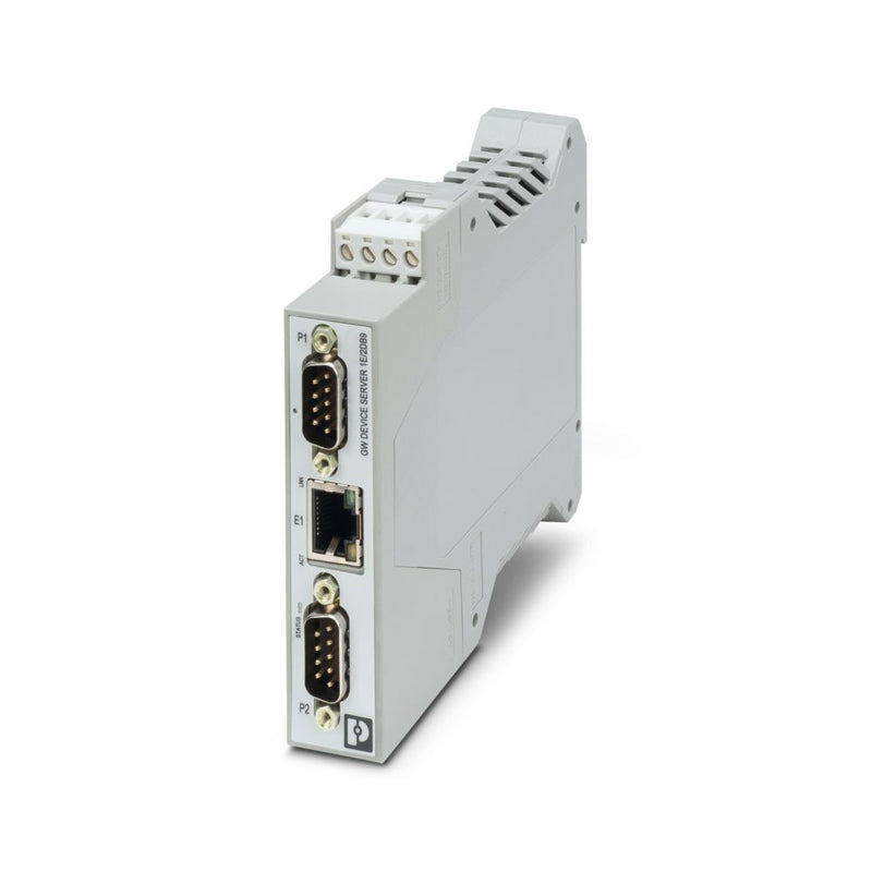 Convertidor de interfaces GW MODBUS TCP/RTU 1E/2DB9