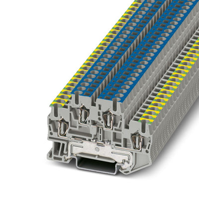 Borne de doble piso conductor de protección STTB 2,5-PE/N