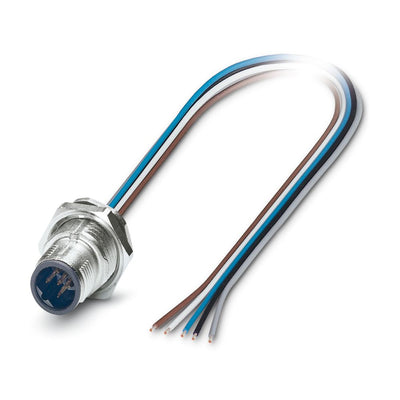 Conector enchufable para aparato pared posterior SACC-DSI-M12MSB-5CON-M16/0,5