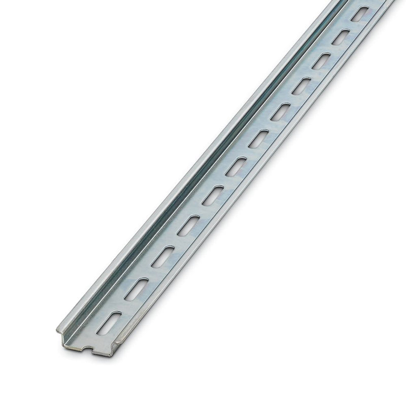Carril simetrico perforado NS 35/ 7,5 WH PERF(5,2X25)2000MM-VPE 10