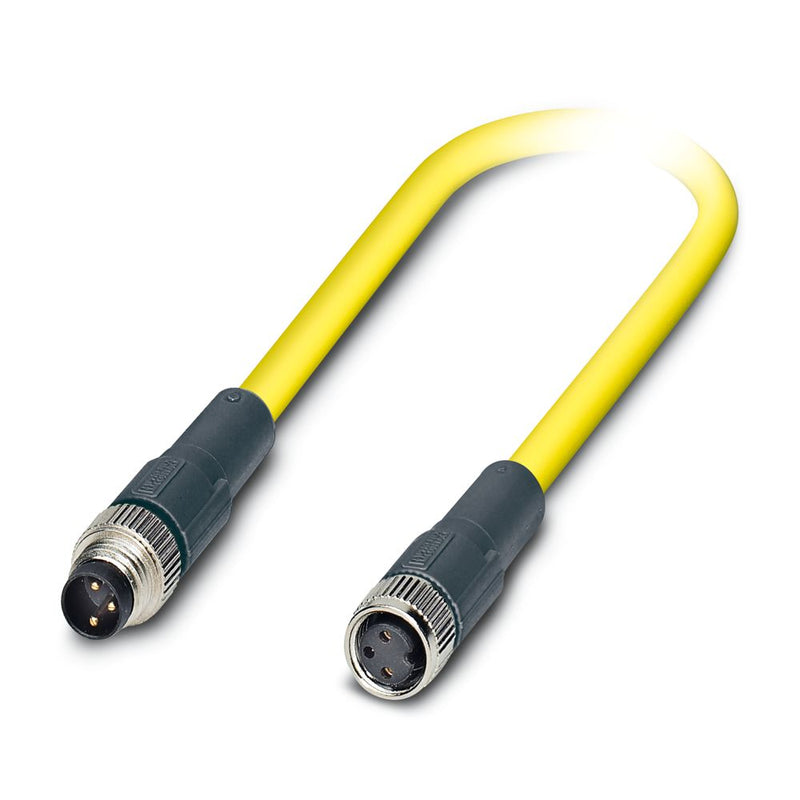 Cable para sensores/actuadores SAC-3P-M 8MS-M 8FS BK
