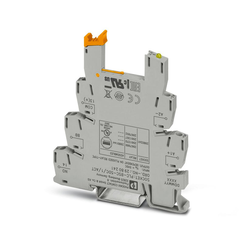 Zocalo de rele PLC-BSC- 24DC/ 1/ACT