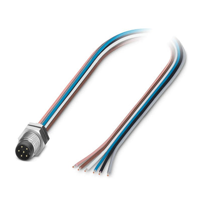 Conector enchufable para aparato pared posterior SACC-DSI-M 8MS-6CON-M 8/0,5