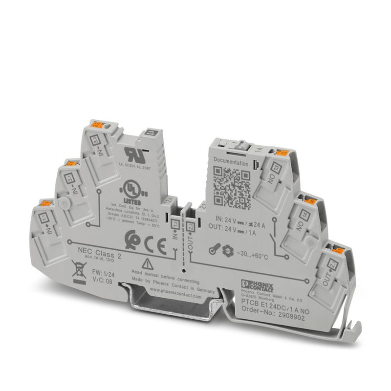 Interruptores de protección de aparatos electronicos PTCB E1 24DC/1A NO