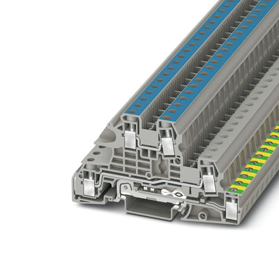 Borne de tierra para distribución UTI 6-PE/L/N